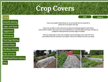 Tablet Screenshot of crop-covers.co.uk